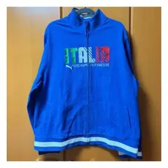 新品未使用 PUMA ジャージ アウター イタリア 大きいサイズ 青 ブルー