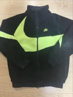 Nike フリースジャケット ブラック/イエロー