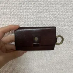 Stow ブラウン レザーキーケースのサムネイル