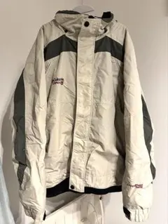 ellesse スノーボードウェア 赤/白 フード付き - メルカリ