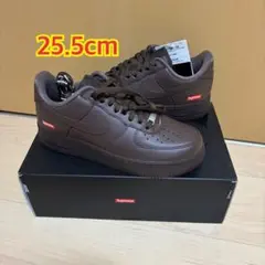 25.5cm Supreme Air Force 1 Low Brown