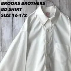 i*n様 ブルックスブラザーズ ノンアイロン BDシャツ 白 16 1/2 L