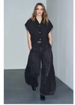 ZARA ZW COLLECTION バルーンハイライズデニムパンツ　38