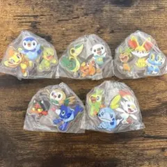 ポケットモンスター 旅立ちの3匹アクリルスイング　5種　ダイパ　BW XY 剣盾