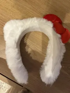 HELLO KITTY ファー耳付きカチューシャ