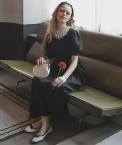 セットアップ 二次会 お呼ばれ 結婚式 パーティ 黒 ブラック