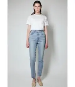 【新品】MOUSSY HW ISM SKINNY L/BLU1 27inc