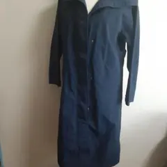 ☆【新品】　coen コーエン　ナイロンレインロングコート ネイビー　軽量