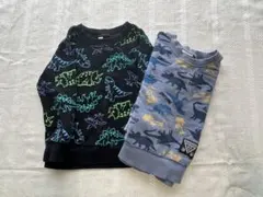 恐竜柄トレーナー 100cm 2枚セット