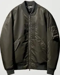 UNIQLO ジルサンダー グレー ハイブリッドダウンオーバーサイズMA－1