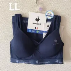 ルコック 新品 ノンワイヤーブラジャー ショーツ セット LL スポーツブラ