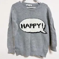 グローバルワーク グレー セーター M 長袖 トップス 長袖 キッズ