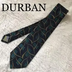 【セール中】ダーバン ネクタイ 総柄 最高級シルク 送料無料 オシャレ