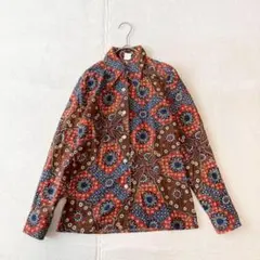 長袖シャツ（F）花柄 レトロ クラシカル 綿 カジュアル シンプル ヴィンテージのサムネイル