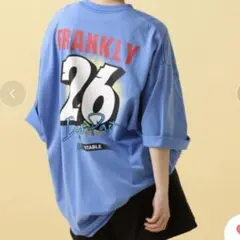 PBLIM ナンバー26 ビッグTシャツ ブルーのサムネイル