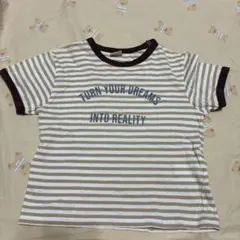 プティマイン　ボーダー　Tシャツ　110のサムネイル