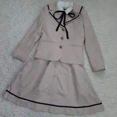 新品　レピピアルマリオ 卒服　ワンピースセット M 150 ピンクベージュ 女子