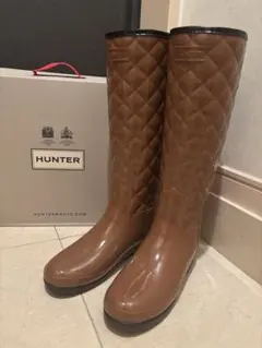 ！きなこさん専用！HUNTER キルティング 23cm/UK4 バックル付き