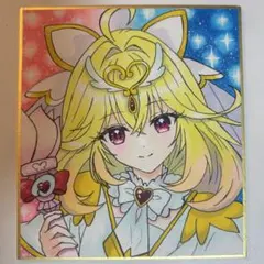 紋*様 手描きイラスト 名探偵プリキュア キュアアルカナ・シャドウ