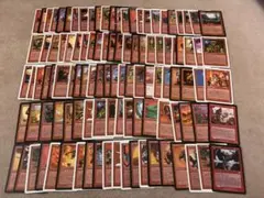 MTG 赤単 まとめ売り 大量セット MTG】赤単パーツ まとめ売り 大量セット - メルカリ