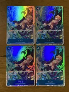 ONE PIECE マルコ sr 4枚セット