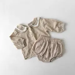 ベビー服 セットアップ 70 ユニセックス 春服 淡色
