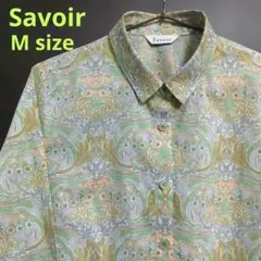 Savoir リバティ 長袖シャツ Mサイズのサムネイル