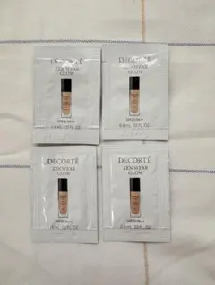 DECORTÉ ZEN WEAR GLOW ファンデーション サンプル 4種のサムネイル