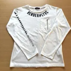 美品Lovetoxic 長袖カットソー ホワイト160センチ