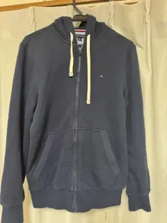 Tommy Hilfiger ネイビー ジップアップパーカー