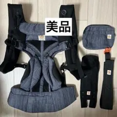 【美品】ergobabyOMNI360COOLAIRインディゴエルゴベビーオムニ