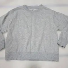グレー トレーナー サイズ120　シンプル