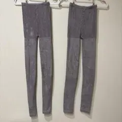 ベルミスパジャマレギンスsleep＋2枚セットグレー着圧ルームウェアM③