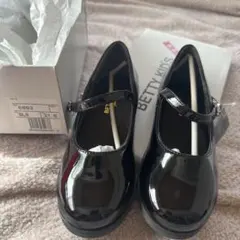 BETTY KIDS ブラック フォーマルシューズ 21.0cm