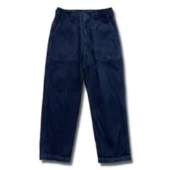 ORDINARY FITS ヘリンボーン BAKER PANTS インディゴ 0のサムネイル