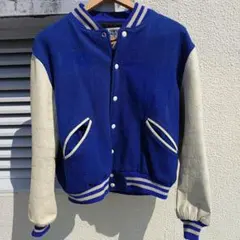 TROPHY JACKETS スタジャン 青/クリームビンテージ