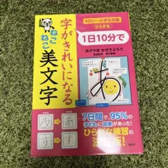 一日十分鐘，字跡變漂亮，貓貓美文字