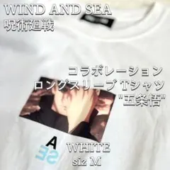 【81】新品　呪術廻戦　長袖Tシャツ　WIND AND SEA　XL　五条悟　黒 呪術廻戦（ジュジュツカイセン）の「呪術廻戦 x ZOZOTOWN 五条 悟