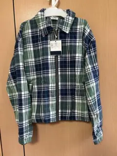 ⭐︎タグ付き新品⭐︎ ブリーズ　チェック柄薄手ジャケット サイズ140