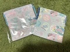エンジェルブルー　1番くじ　巾着2点セット　新品未使用