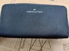 HAMILTON 長財布 ブラック ラウンドファスナーのサムネイル