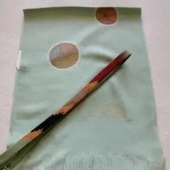 おしゃれな高級正絹手組帯締めと正絹帯揚げセット0528