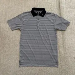 FootJoy フットジョイ ゴルフウェア 半袖ポロシャツ ボーダー