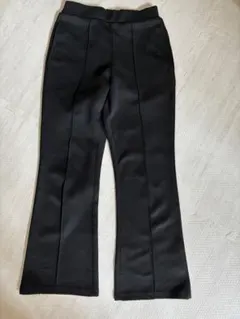 150cm ブラック ロングパンツ ウエストゴム