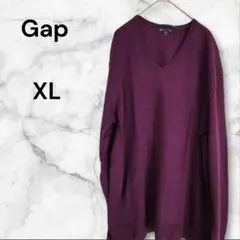 パープル ニット