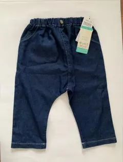 新品未使用品　タグ付き　１１０　デニムサルエルパンツ