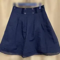 アクシーズファム　ブラック　フレアスカート ボタン付き　姫系