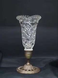 戦前・大正・明治ガラス！縁ピンク 氷裂 手付き アイスペール ガラス