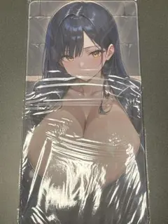 美少女 キャラクタープレイマット 黒髪