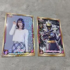 今森茉耶シール二枚セット。ナンバーワン戦隊ゴジュウジャー。